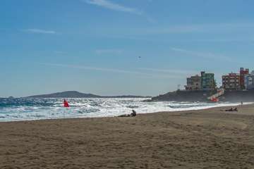 Melenara se pone roja el día de Reyes (Foto Antonio Rico)